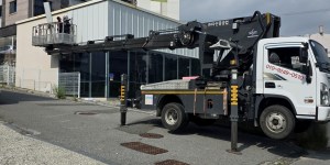 서울시 중구 약수동 스카이차 스카이차 현장 작업