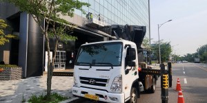 화성 방교동 스카이차 스카이차 현장 작업