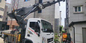 안산 신길동 스카이차 스카이차 현장 작업
