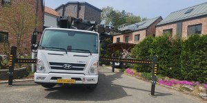법곡동 스카이차 스카이차 현장 작업