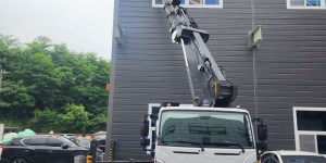 장존동 스카이차 스카이차 현장 작업