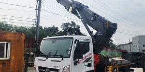 심곡본동 스카이차 스카이차 현장 작업