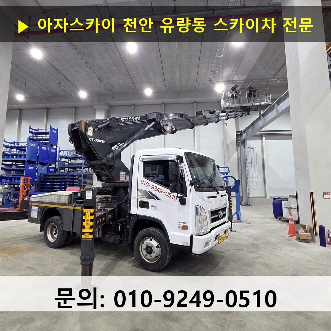 천안 유량동 스카이차 스카이차 현장 작업 천안 유량동 스카이차 스카이차 현장 작업