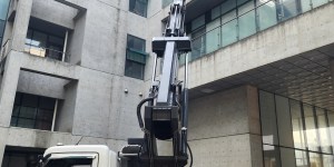 군포 당정동 스카이차 스카이차 현장 작업