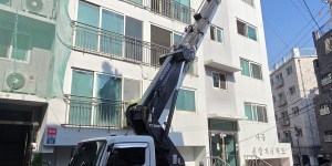 죽산면 스카이차 스카이차 현장 작업