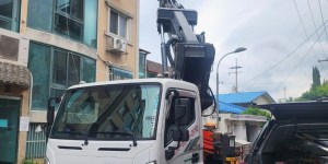 용인 상하동 스카이차 스카이차 현장 작업