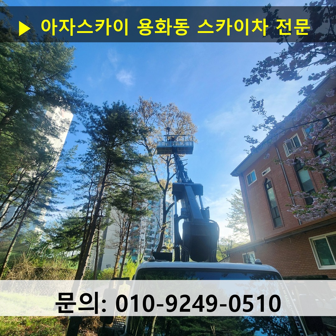 용화동 스카이차 스카이차 현장 작업 용화동 스카이차 스카이차 현장 작업