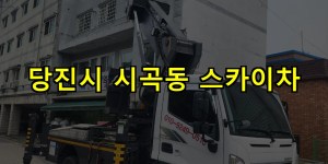 당진시 시곡동 스카이차 24시간 출동 아자스카이
