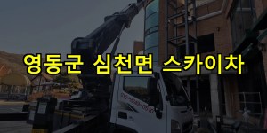 영동군 심천면 스카이차 24시간 출동 아자스카이