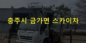충주시 금가면 스카이차 24시간 출동 아자스카이