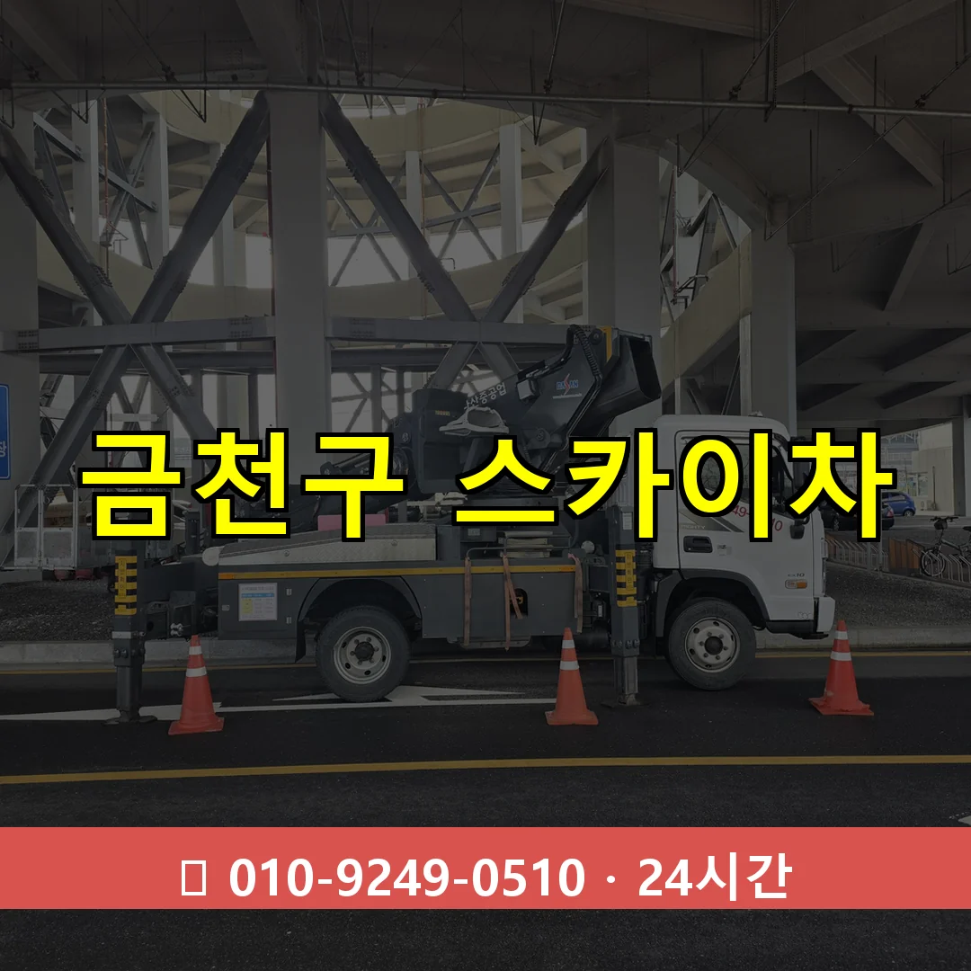 금천구 스카이차 24시간 출동 - 1톤~3톤 아자스카이 1 금천구 스카이차 24시간 즉시 출동