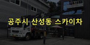 공주시 산성동 스카이차 24시간 출동 아자스카이