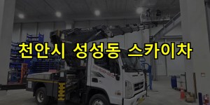 천안시 성성동 스카이차 24시간 출동 아자스카이