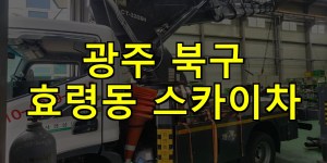 광주 북구 효령동 스카이차 24시간 출동 아자스카이