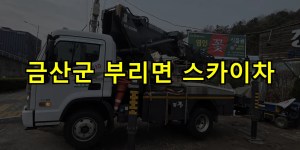 금산군 부리면 스카이차 24시간 출동 아자스카이