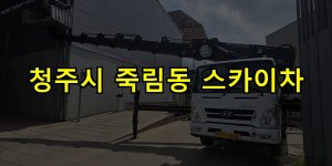 청주시 죽림동 스카이차 24시간 출동 아자스카이