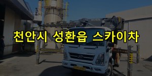 천안시 성환읍 스카이차 24시간 출동 아자스카이