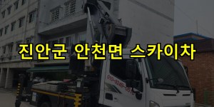 진안군 안천면 스카이차 24시간 출동 아자스카이