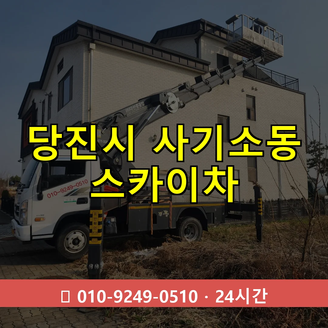 당진시 사기소동 스카이차 24시간 즉시 출동