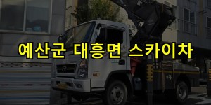 예산군 대흥면 스카이차 24시간 출동 아자스카이