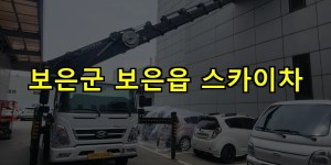 보은군 보은읍 스카이차 24시간 출동 아자스카이