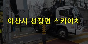 아산시 선장면 스카이차 24시간 출동 아자스카이