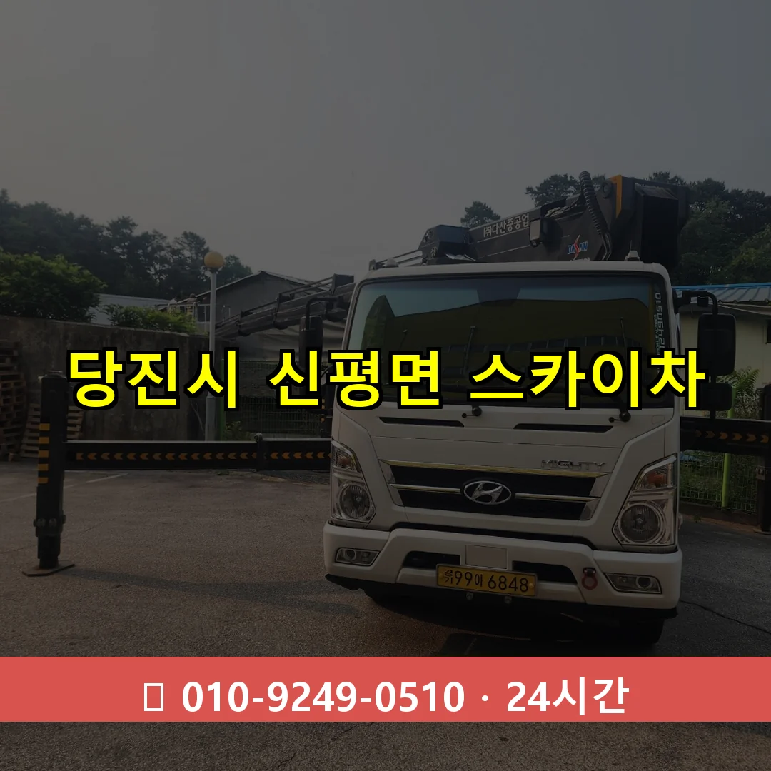 당진시 신평면 스카이차 24시간 즉시 출동
