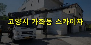 고양시 가좌동 스카이차 24시간 출동 아자스카이