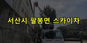 서산시 팔봉면 스카이차 24시간 출동 아자스카이