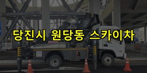 당진시 원당동 스카이차 24시간 출동 아자스카이