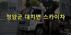 청양군 대치면 스카이차 24시간 출동 아자스카이