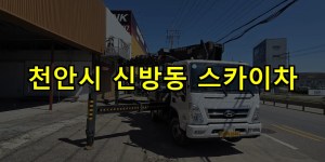 천안시 신방동 스카이차 24시간 출동 아자스카이