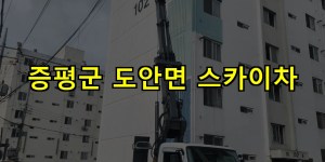 증평군 도안면 스카이차 24시간 출동 아자스카이