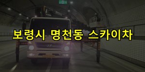 보령시 명천동 스카이차 24시간 출동 아자스카이