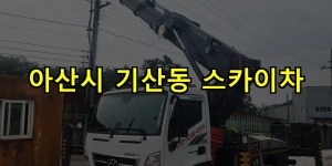 아산시 기산동 스카이차 24시간 출동 아자스카이