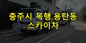 충주시 목행.용탄동 스카이차 24시간 출동 아자스카이