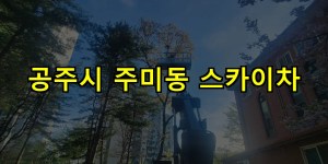 공주시 주미동 스카이차 24시간 출동 아자스카이