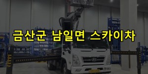 금산군 남일면 스카이차 24시간 출동 아자스카이