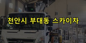 천안시 부대동 스카이차 24시간 출동 아자스카이