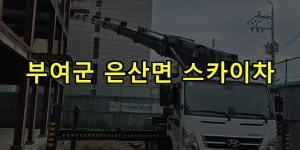부여군 은산면 스카이차 24시간 출동 아자스카이