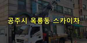 공주시 옥룡동 스카이차 24시간 출동 아자스카이