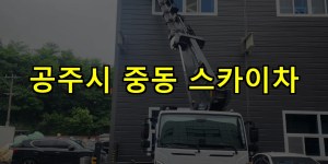 공주시 중동 스카이차 24시간 출동 아자스카이