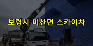 보령시 미산면 스카이차 24시간 출동 아자스카이