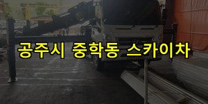 공주시 중학동 스카이차 24시간 출동 아자스카이