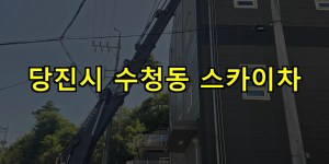 당진시 수청동 스카이차 24시간 출동 아자스카이