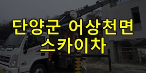 단양군 어상천면 스카이차 24시간 출동 아자스카이
