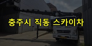 충주시 직동 스카이차 24시간 출동 아자스카이