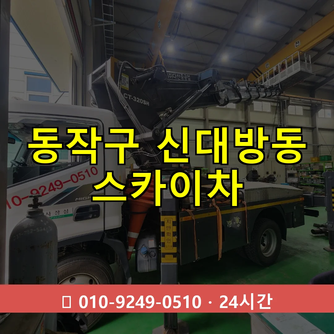 동작구 신대방동 스카이차 24시간 즉시 출동