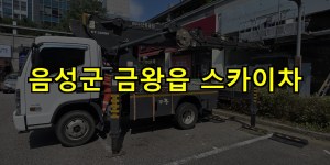 음성군 금왕읍 스카이차 24시간 출동 아자스카이