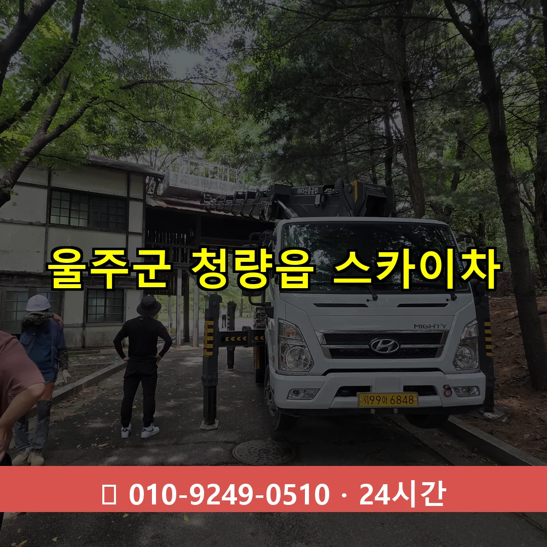 울주군 청량읍 스카이차 24시간 즉시 출동